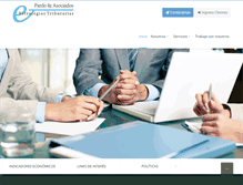 Tablet Screenshot of estrategiastributarias.com